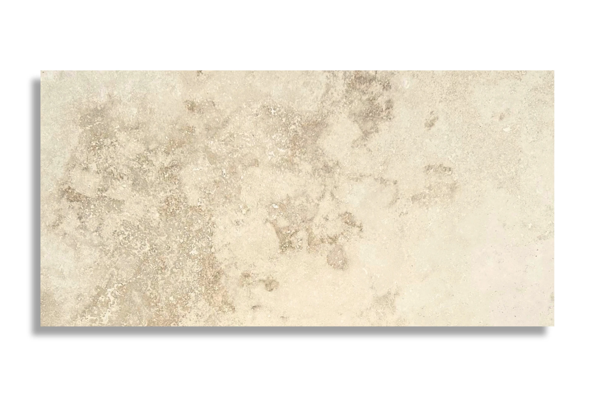 Сляб Плитка Травертин Light Beige Cross Cut заповнена 300×600 20 мм