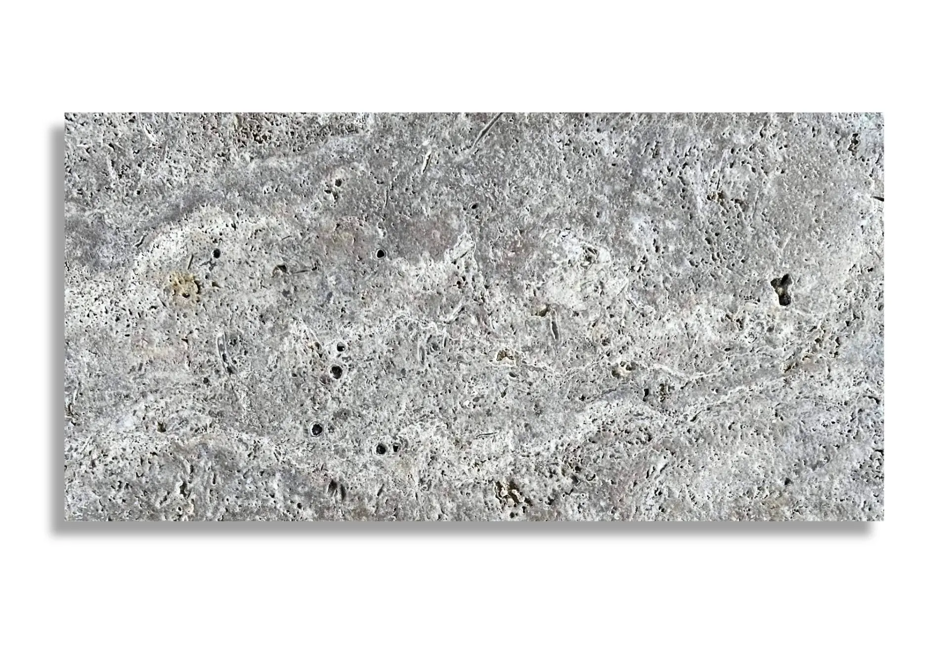 Сляб Плитка Травертин Silver Cross Cut незаповнена 300×600 20 мм