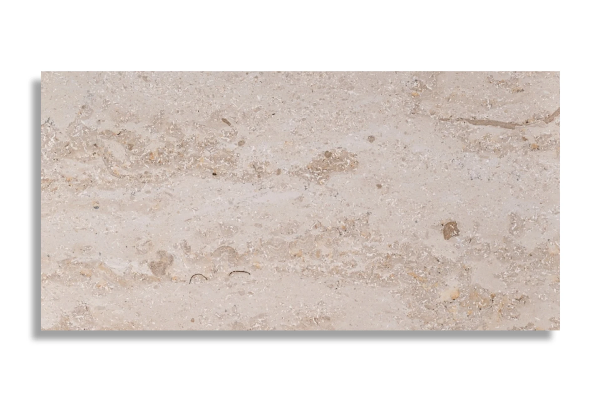 Сляб Плитка Вапняк Jura Limestone Beige Vein Cut лощена 300×600