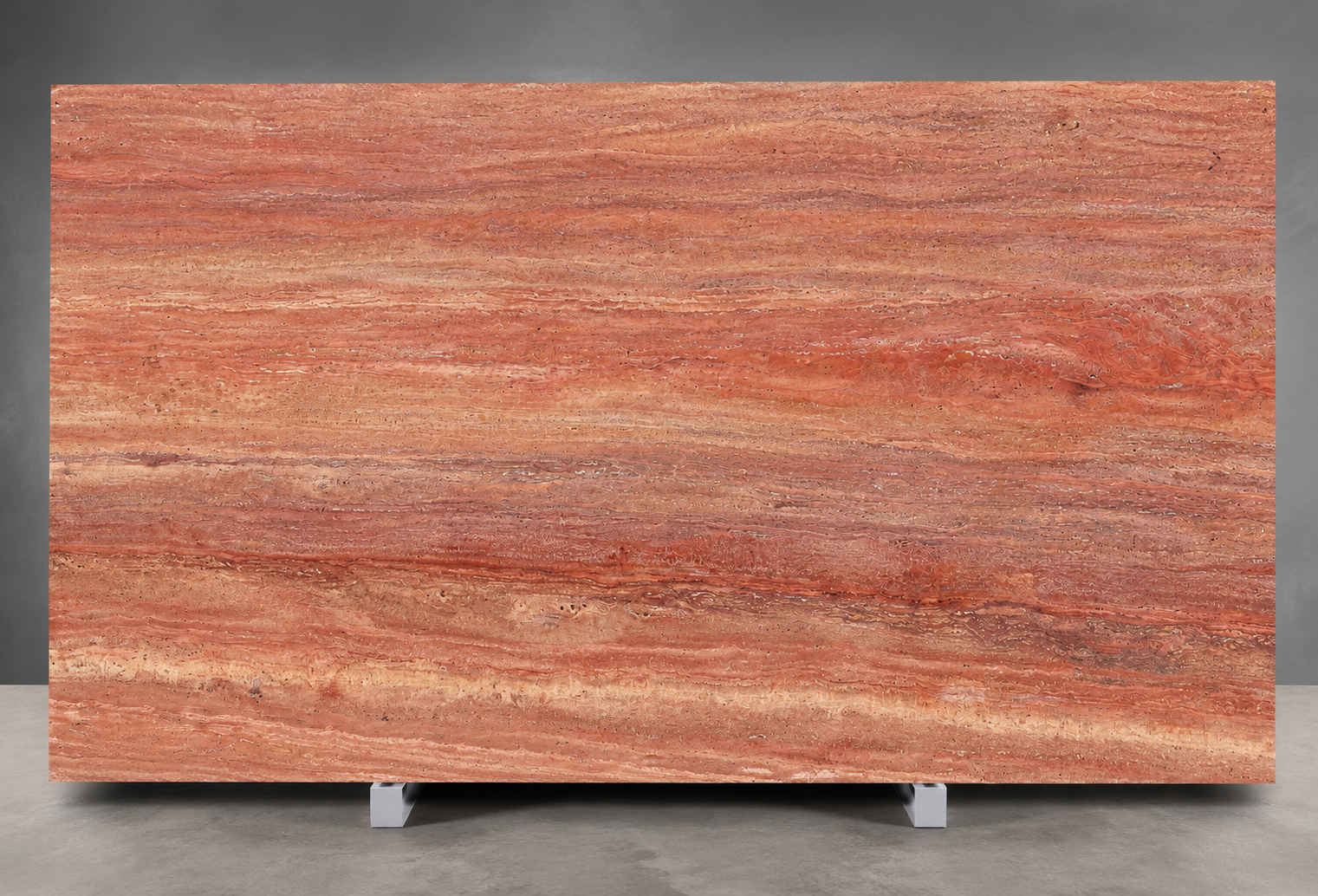 Сляб Travertine Red Vein Cut заповнений