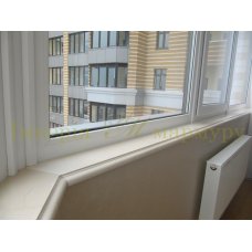 Підвіконня мармурове сегментне із Крему Марфіл.